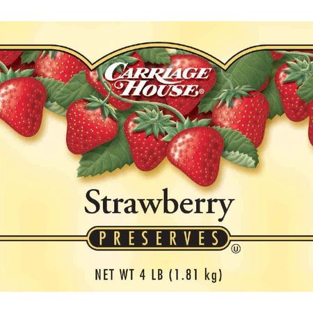 CARRIAGE HOUSE Carriage House 4lbs Strawberry Preserves, PK6 48T136T4223